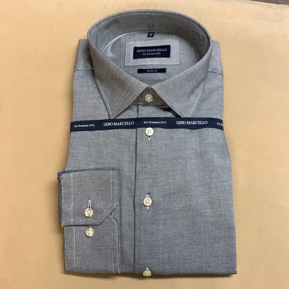 Gino Marcello Mens Xl Dress Shirt 